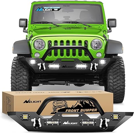 2.jeep wrangler jk front bumper  Nilight : Perfect for Off-Road Enthusiasts